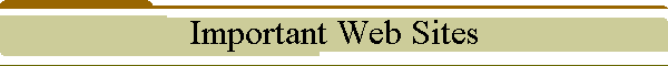 Important Web Sites